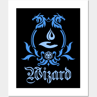 D&D Wizard Simple Class Emblem Posters and Art